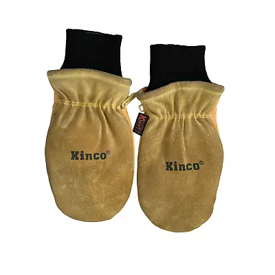 Kinco 901T Heatkeep Insulation Mens Medium Leather Mitten Gloves • $27.99