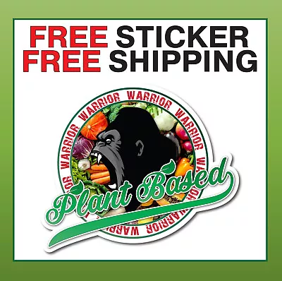 Vegan Vinyl Sticker Car Laptop Animal Rights 130 X 110 Mm BONUS STICKER INCLUDED • $6.45