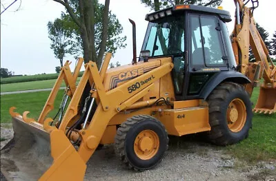 $50 • Buy Case Backhoe 580SL 590SL Series 1 Service Operators Parts Manuals In PDF Form