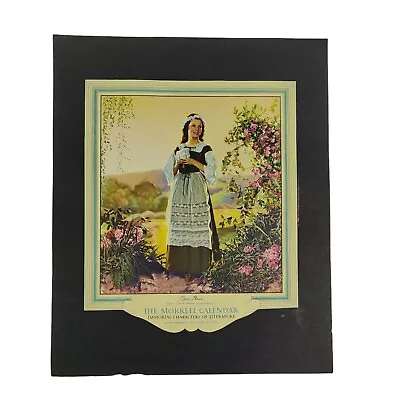 VTG 1937 Cutout Morrel Calendar Immortal Characters Of Literature Lorna Doone... • $34.99