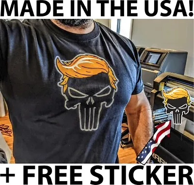 Trumpisher Trump Hair PUN T-shirt Tee Decal Sticker America USA NRA 2A • $18.99