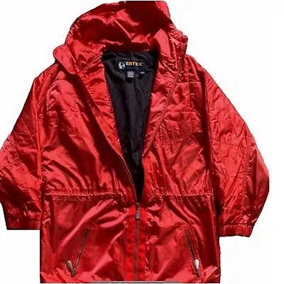 Eddie Bauer Ebtek Hooded Jacket Womens Red M • $23