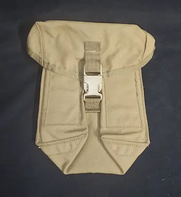 US Military Issue MOLLE II 200 Round SAW / Utility Pouch - COYOTE Modified • $15