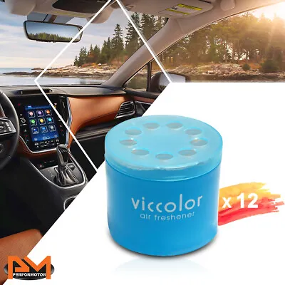 X12 Viccolor Car/bathroom Air Freshener Lasting Squash Scent Fragrance Gel 85g • $78.89
