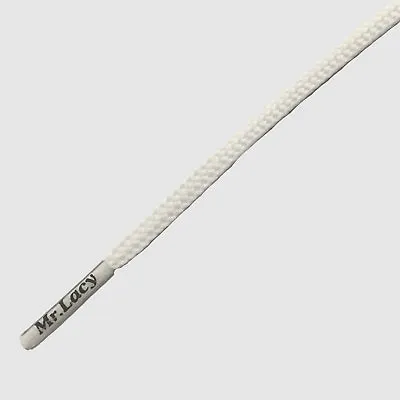 Football Shoeslaces Mr Lacy Goalies Slim White 125 Cm Long 4 Mm Wide • £9.48