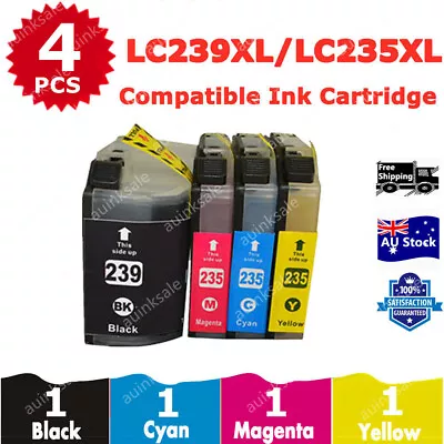 4X Ink Cartridge LC239XL LC235XL LC239 XL For Brother MFC-J5320DW MFC-J5720DW • $15.90
