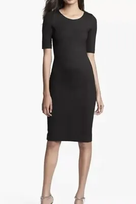 DVF Diane Von Furstenberg Women’s Raquel Scoop Neck Black Dress Size Petite • £33.75