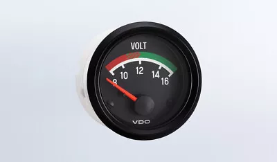 $39 • Buy VDO Gauge Voltmeter Genuine Cockpit 332-041, 2 /52mm, Spin-loc, W/harness