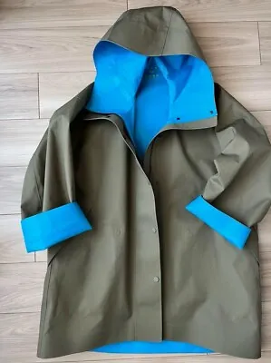 Uniqlo MARNI Blocktech Half Coat Khaki Blue Size JP M Unisex Zip Button Hooded • $100