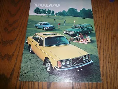 1980 Volvo GT GL Sedans Wagons GLE Bertone Coupe Sales Brochure - Vintage • $8.99