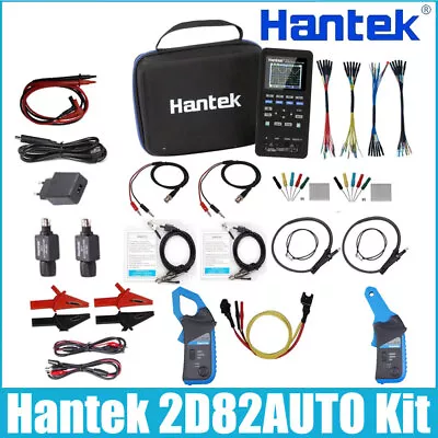 Hantek 2D82Auto 4in1 Automotive Diagnostic 80MHz Oscilloscope 2CH+Multimeter+AWG • $269.99