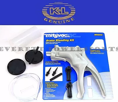 New Mity Vac Precision Hand Vacuum Pump Hydraulic Brake Clutch Bleeder Kit #P144 • $52.95