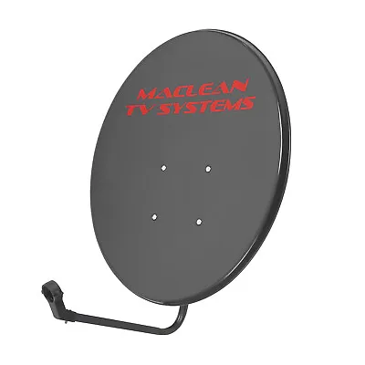Satellite Dish 4K HD TV Steel 90cm Phosphated With Mounting Accessories Holder • £51.73