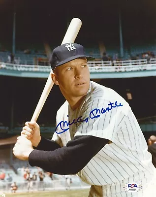 Mickey Mantle Signed 8x10 Psa Dna Ai03551 (d) Yankees Hof Gem Mint 10 Auto • $1199.95