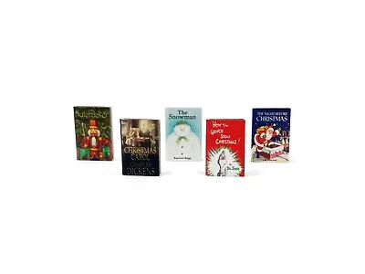 £3.50 • Buy Set Of 5 Miniature Christmas Books 1:12th