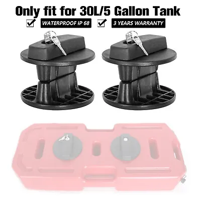 2PCS Fuel Can Mount Oil Mounting Lock Pack For 30L Fuel Tank Cans Jeep ATV JK • $56.99