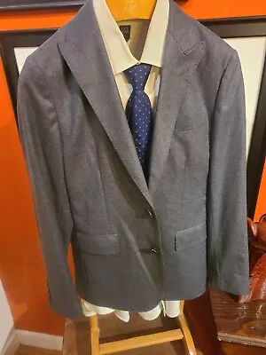 J Crew  Ludlow  Gray Sport Coat New W/O Tags Pick Stitch Men's Size 36 Short • $74.99