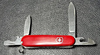 Victorinox RECRUIT Swiss Army Knife - Red - 84mm - Vintage • $12.50