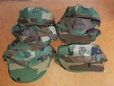 USMC 8-Point Cover - Marine Corps Utility Hat - Gov't Issue - Lot Of 6 - USA • $149.99