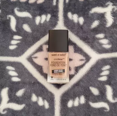 Wet N Wild Photo Focus Foundation - Amber Beige 30 ML - NEW • $27.50