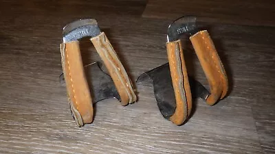 Vintage Mks Toe-clip New No Hardware Leather • $15.99