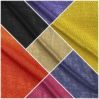 8oz Colour Hessian Jute Fabric Burlap Sack Garden Upholstery Material 40  Wide • £184.99