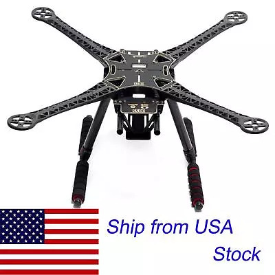 S500 Quadcopter Body Frame Kit PCB Version W/ Carbon Fiber Landing Gear Skid • $52.69