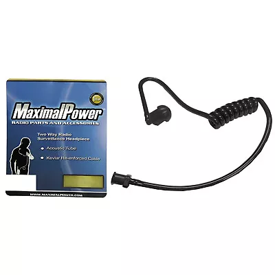 Black Twist On Replacement Acoustic Tube For TwoWay Radio Headsets • $8.79