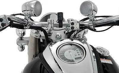 Brand New - Big Bike Parts Waterproof Bluetooth Sound System Audio Chrome System • $189