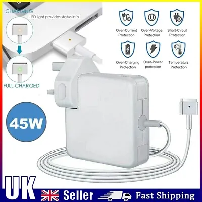 New For MacBook Air Charger 45W For Magsafe 2 Apple MacBook Air 11  13  T-Tip UK • £13.19