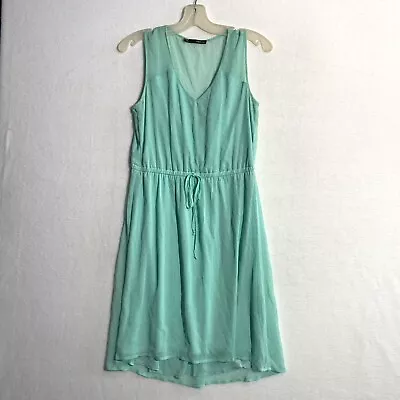 Maurice's Women’s Size Medium Dress Mint Green Sleeveless Chiffon W/studs (H) • $13.90