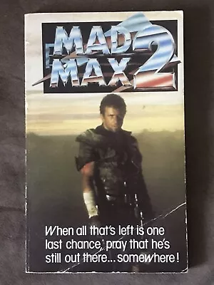 MAD MAX 2 Paperback Book Vintage 1985 Terry Hayes George Miller QB Books • $90