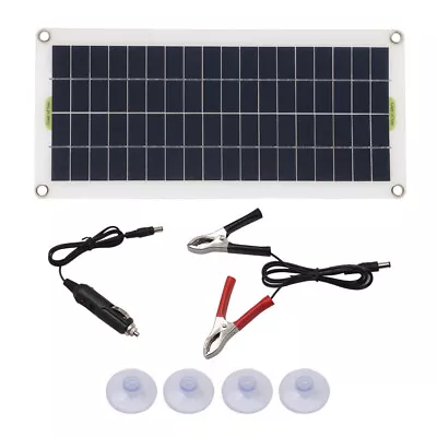 £57.99 • Buy Portable Solar Panel 12V 80W Car Van Boat Caravan Camper Battery Charger Kit