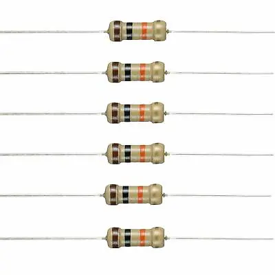 10 Pack~100PACK  10k Ohm  Ω  5% Tolerance 1/4W 0.25 Watt Carbon Film Resistor • $2.59