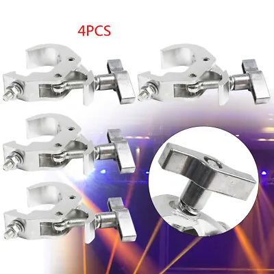 4PCS Truss O Clamps Stage Lighting Mount Aluminum Load 330lb Fit 38-52mm Pipe • $35.20