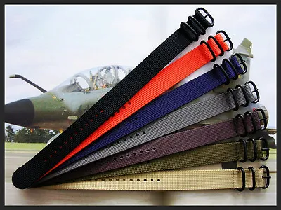 1pc NATO G10 UTC PVD Nylon Military Combat Diver Pilot Strap Watchband IW SUISSE • $17.98