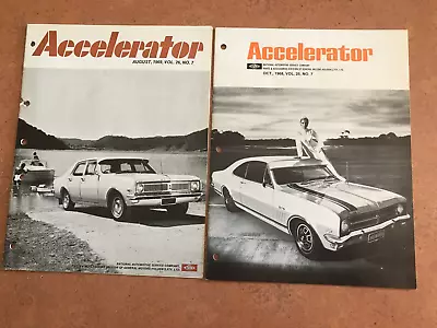 Holden Hk Ht Hg Accelerator NASCO News Letter Brochure Radio Parts Advert Monaro • $150