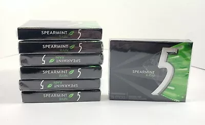 5 Gum Sugar Free Gum Spearmint Rain 15 Piece Pack (7 Packs) • $16.90