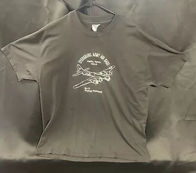 VTG Boeing B-17 Shirt Flying Fortress WWII Dogfighter Bomber Single Stitch XL • $21.99