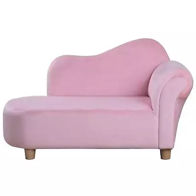 £50.94 • Buy Kids Furniture Velvet Sofa, Armchair Like Chaise Lounge ? Pink