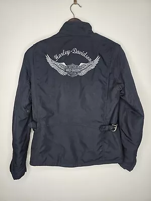 Harley Davidson Jacket Womens Size Small Black Great Condition  • $120