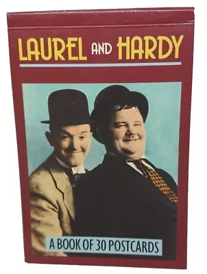 Laurel And Hardy: A Book Of 30 Postcards-Greenwood Vintage 1992 • £8