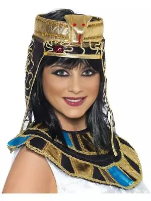 Ladies Egyptian Headpiece Queen Cleopatra Fancy Dress • £10.49