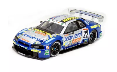 £46.66 • Buy 1:10 RC Clear Lexan Body Castrol Nissan GTR R34 + Xanavi Decals Suit Tamiya 