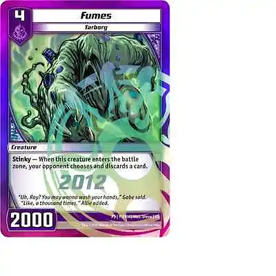 Kaijudo X1 FUMES Foil 2012 Promo P5 Y1PRM WalMart Exclusive Promotional TCG - NM • $2