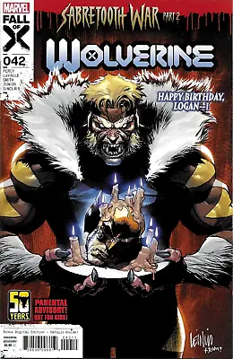 Wolverine #41 (vol 7)  Sabretooth War  Marvel  Mar 2024  Nm  1st Print • £6.99