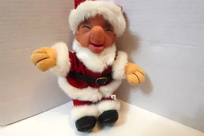 Vintage Mr. Magoo Santa Christmas Plush Doll (plastic Face) • $10