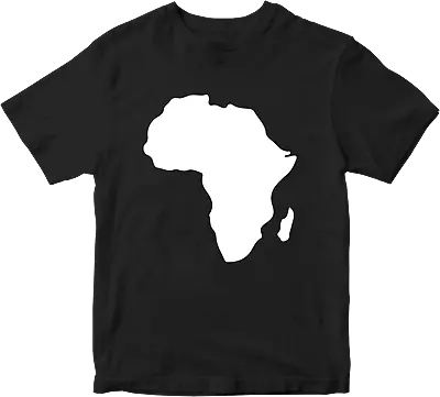 Map African T-shirt Continent Countries Tribal Black History Wakanda Stay Gifts • £9.99