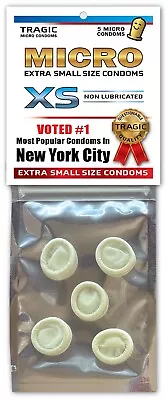 New York City  SMALL MINI CONDOMS Gag Joke Xmas Stocking Stuffer Bachelor Party • $3.99