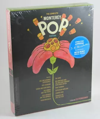 The Complete Monterey Pop Festival Bluray Remastered Criterion BRAND NEW Concert • $55.88